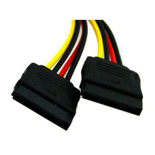 0.13m 15 Pin Sata Male to 2x Sata Female Power Splitter Cable - TIO