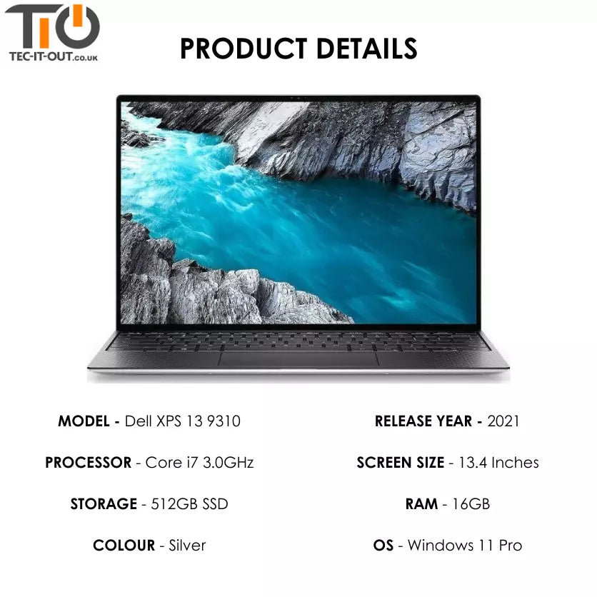 Dell XPS 13 9310 13-inch Core i7-1185G7 (2021)-Dell-TIO