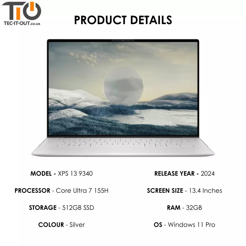 Dell XPS 13 9340 13-inch Core Ultra 7 155H (2024)-Dell-TIO
