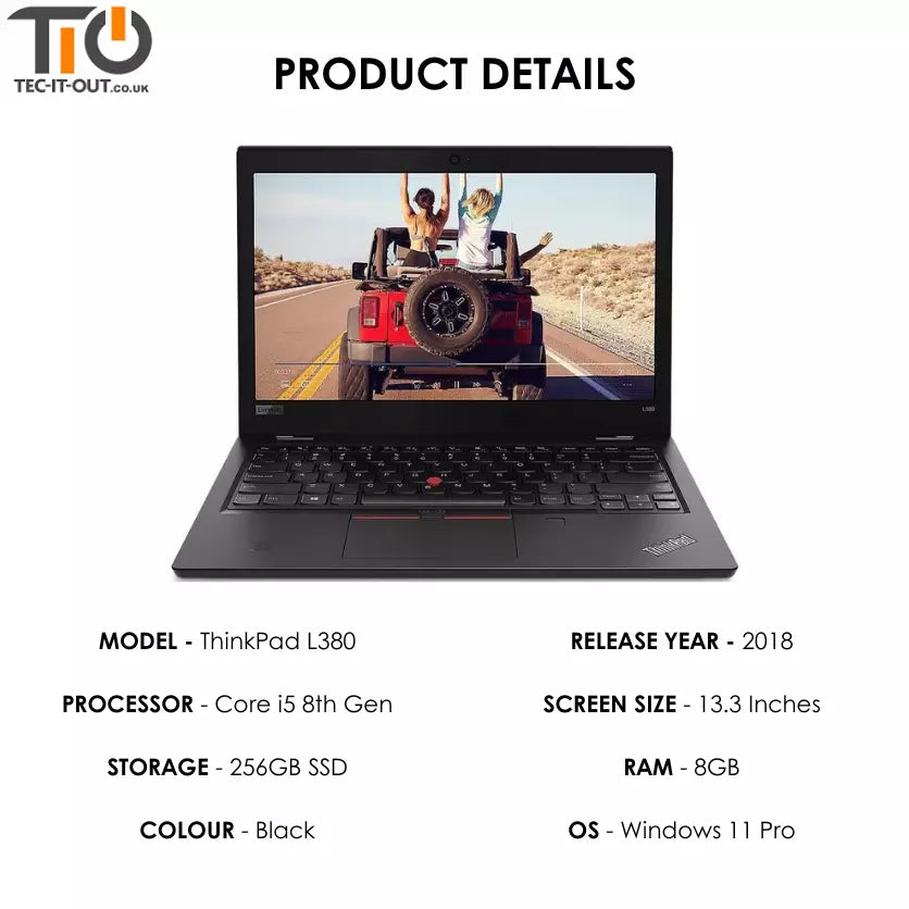 Lenovo ThinkPad L380 13-inch Core i5-8250U (2018)-Lenovo-TIO
