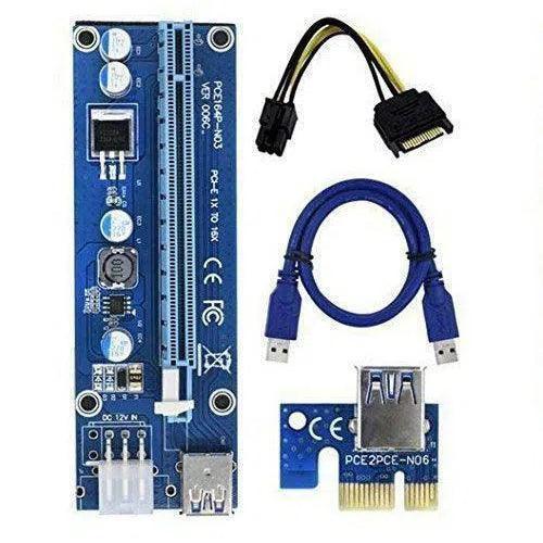 Riser Card PCE164P-N03 Ver 006C PCI-E 1X To 16X USB 3.0 - TIO