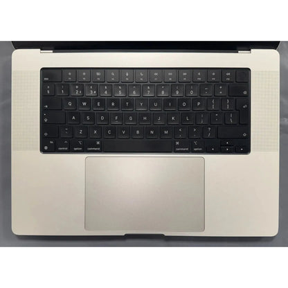 MacBook Pro A2485 actual unit, keyboard view 