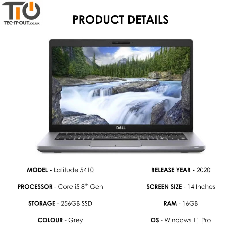 Dell Latitude 5410 14-inch Core i5-8365U (2020)-Dell-TIO