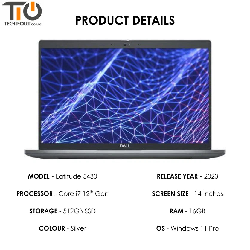 Dell Latitude 5430 14-inch Core i7-1265U (2023)-Dell-TIO