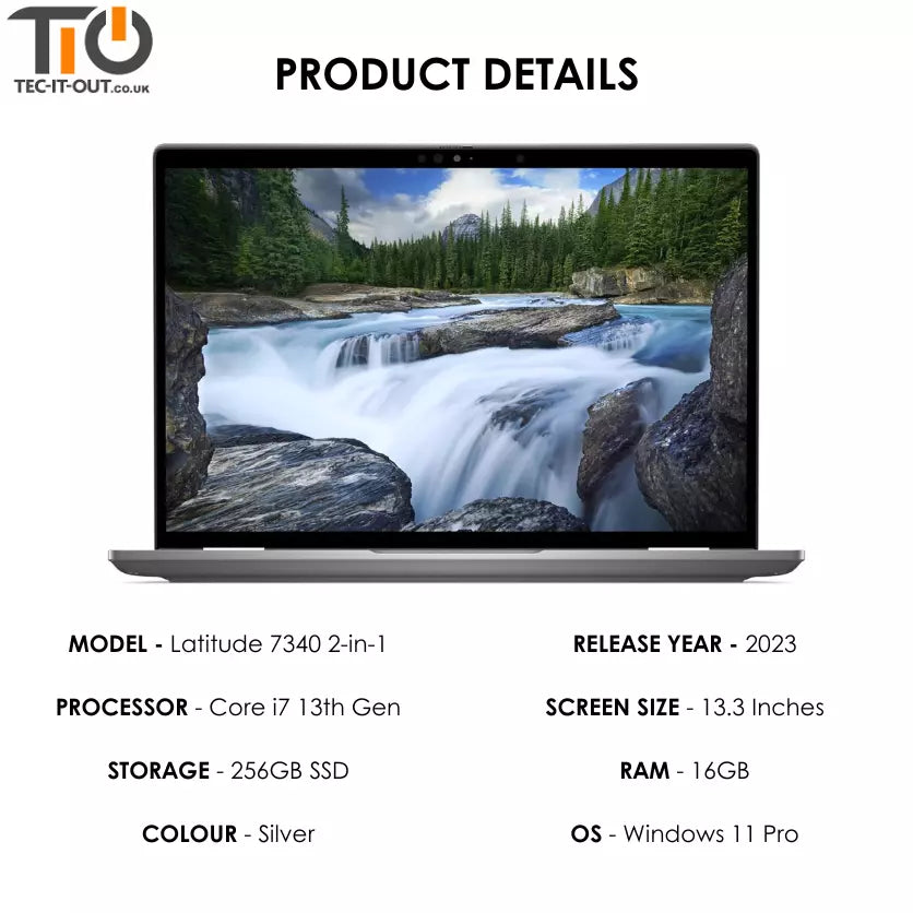 Dell Latitude 7340 2-in-1 13-inch Core i7-1355U (2023)-Dell-TIO