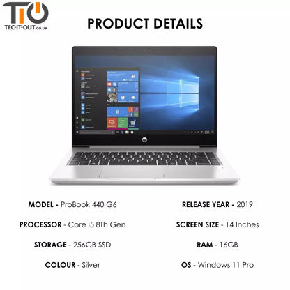 HP ProBook 440 G6 14-inch Core i5-8265U (2019)-HP-TIO