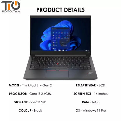 Lenovo ThinkPad E14 Gen 2 14-inch Core i5-1135G7 (2021)-Lenovo-TIO