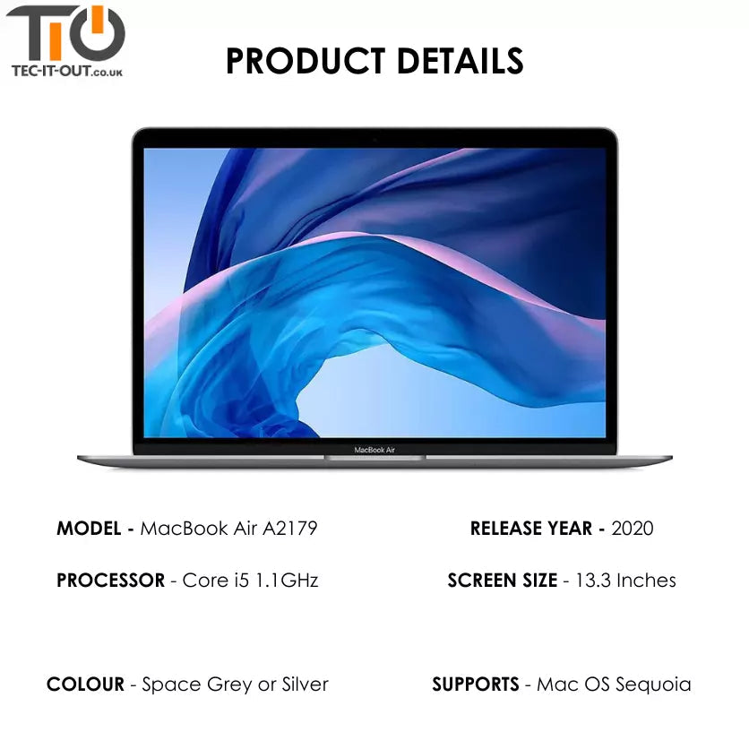 MacBook Air 13-inch A2179 Core i5-1030NG7 (2020) – TIO MacBook Air 13-inch A2179 Core i5-1030NG7 (2020) – TIO