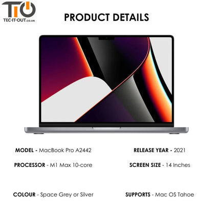 MacBook Pro 14-inch A2442 M1 Max (10-core CPU 32-core GPU) (2021)-Apple-TIO