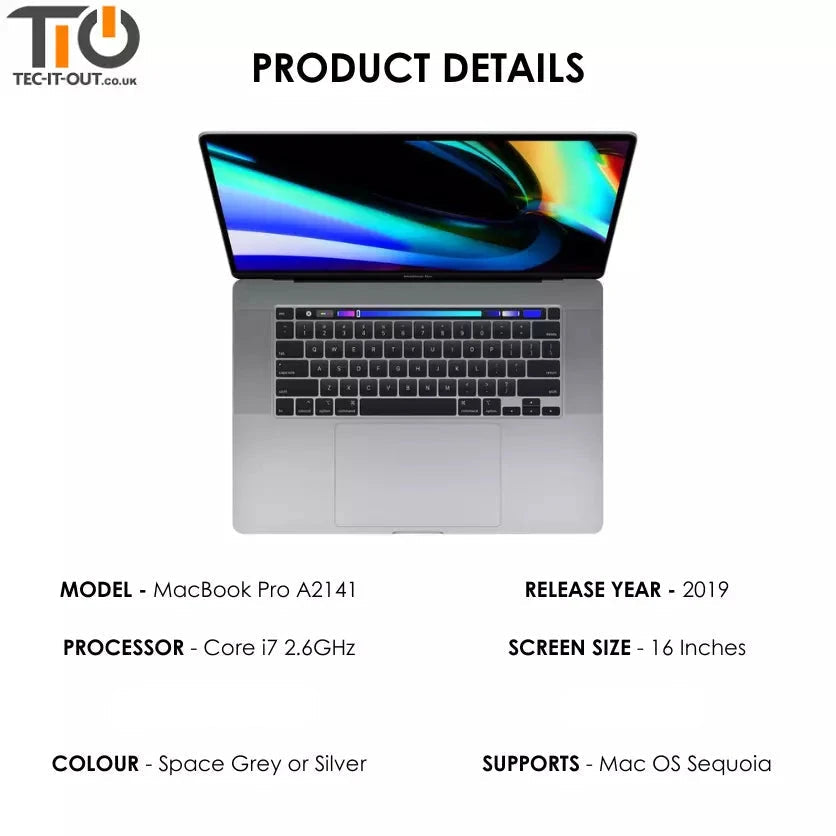 Macbook Pro 16-inch A2141 Core i7-9750H (2019)-Apple-TIO