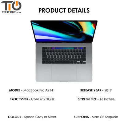 Macbook Pro 16-inch A2141 Core i9 2.3Ghz (2019)-Apple-TIO