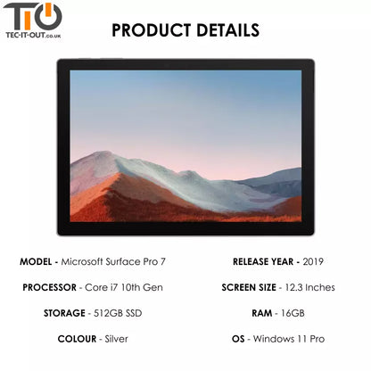 Microsoft Surface Pro 7 12-inch Core i7-1065G7 (2019)-Microsoft-TIO