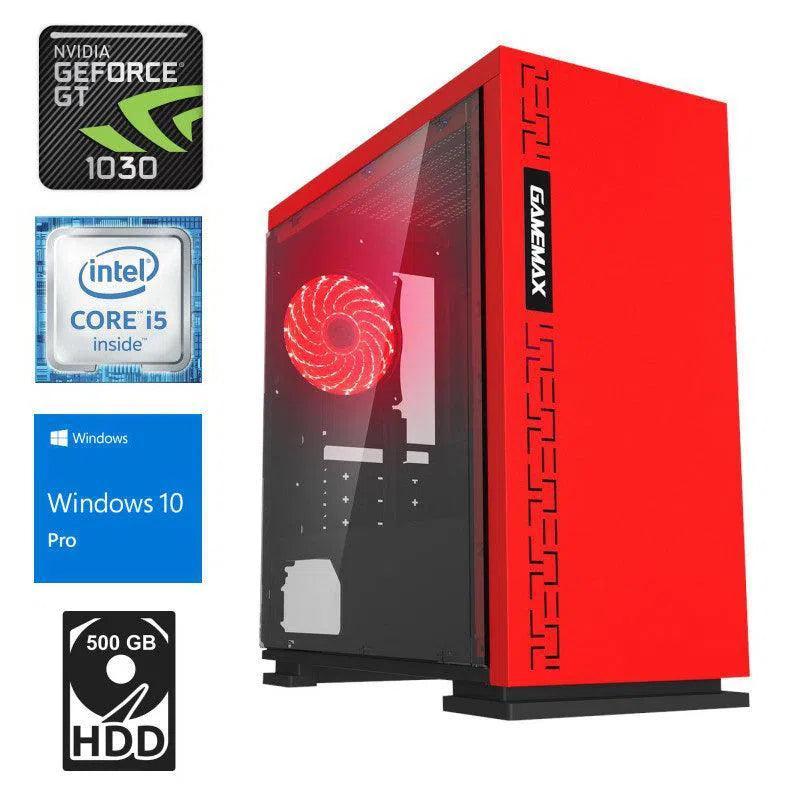 TIO Expedition Red Intel i5 3.20GHz GTX 1030 2GB Gaming PC - TIO